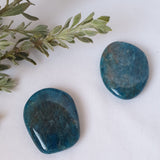 Blue Apatite Plam Stone