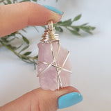 Kunzite Necklace - Silver