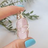Kunzite Necklace - Silver