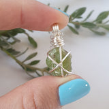 Peridot Necklace - Silver