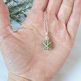 Peridot Necklace - Silver