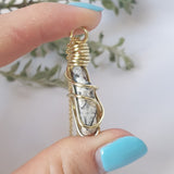 Astrophyllite Necklace - Gold