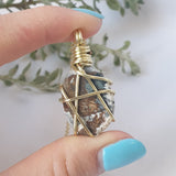 Astrophyllite Necklace - Gold