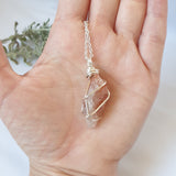 Strawberry Quartz Necklace - Silver