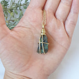 Labradorite Necklace - Gold