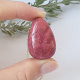 Thulite Necklace - Gold
