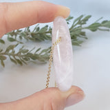 Rose Quartz Necklace - Gold