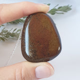 Bronzite Necklace - Silver