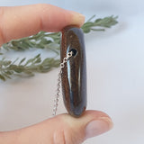 Bronzite Necklace - Silver