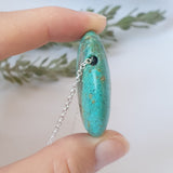 Chrysocolla Necklace - Silver