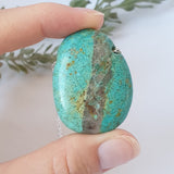 Chrysocolla Necklace - Silver