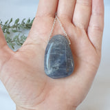 Iolite Necklace - Silver