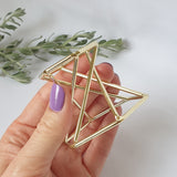 Gold Crystal Sphere Stand