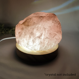 Crystal Wooden Light Base