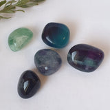 Fluorite Crystal Tumbled 