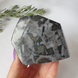 Indigo Gabbro Crystal Back