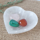 Heart Satin Spar Bowl