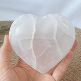 Heart Satin Spar Bowl