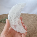 Satin Spar Flat Moon