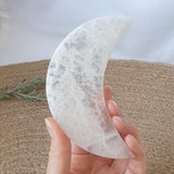 Satin Spar Flat Moon