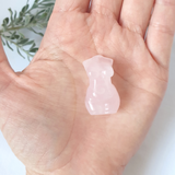 Rose Quartz Women Body Figure - (not self standing)