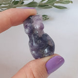 Lepidolite Women Body Figure