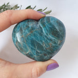 Blue Apatite Heart