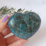 Blue Apatite Heart
