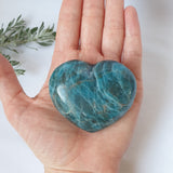 Blue Apatite Heart