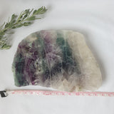 Rainbow Fluorite Slice