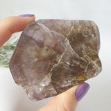 Polished Super 7 Crystal Slice