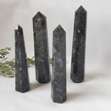 Larvikite Crystal Pencil Points