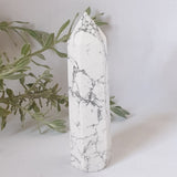 White Howlite Point