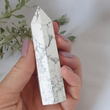 White Howlite Point