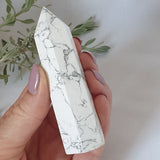 White Howlite Point
