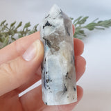 Rainbow Moonstone Point