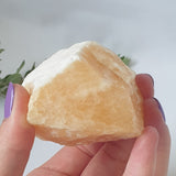 Orange Calcite Rough Point
