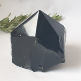 Black Obsidian Rough Point