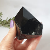 Black Obsidian Rough Point