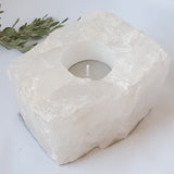 Clear Quartz Tea Light