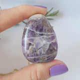 Chevron Amethyst Necklace