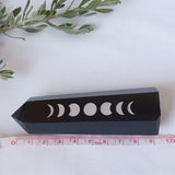 Black Obsidian Moon Phase Point