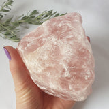 Large Raw Rose Quartz